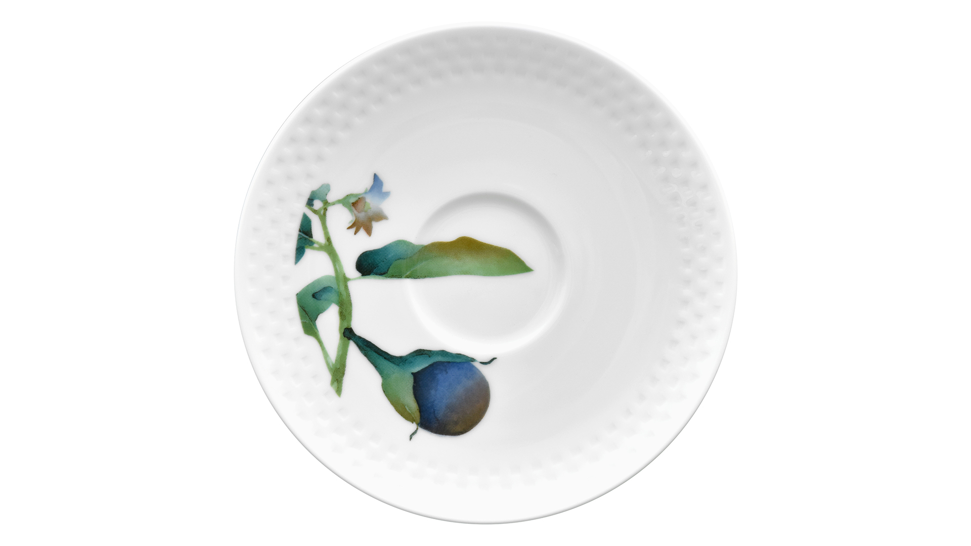 10613963 Noritake Чашка чайная с блюдцем Noritake "Овощной букет.Баклажан" 210мл Фарфор  - Вид №2