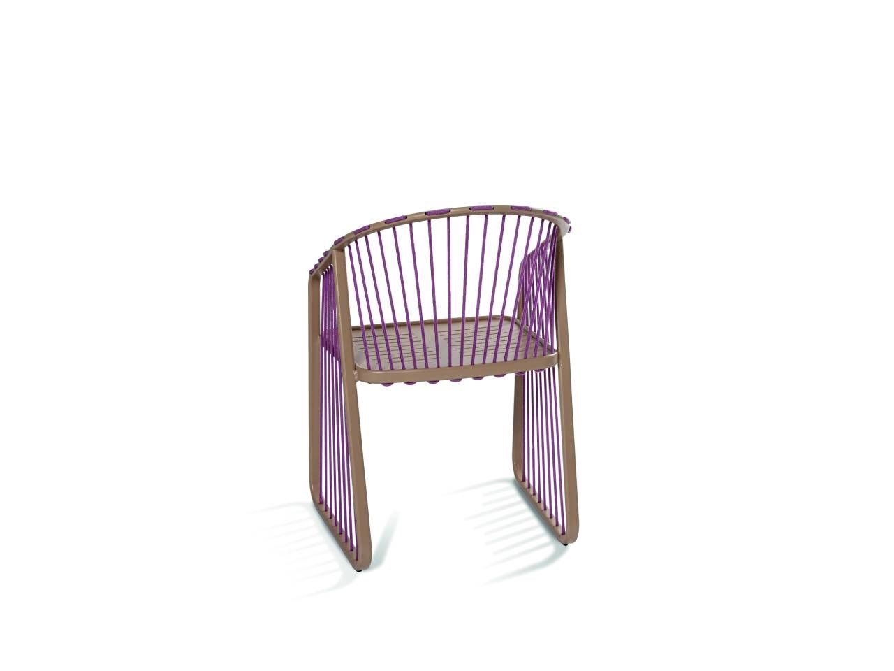 Садовый стул из нержавеющей стали с подлокотниками Coro Sally ARCH-00025104 - Вид №2