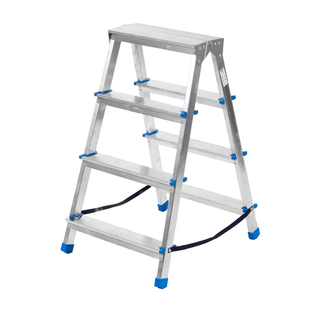 LADDERBEL Двухсторонняя алюминиевая стремянка на 4 ступени 17279319 STLM-0007818