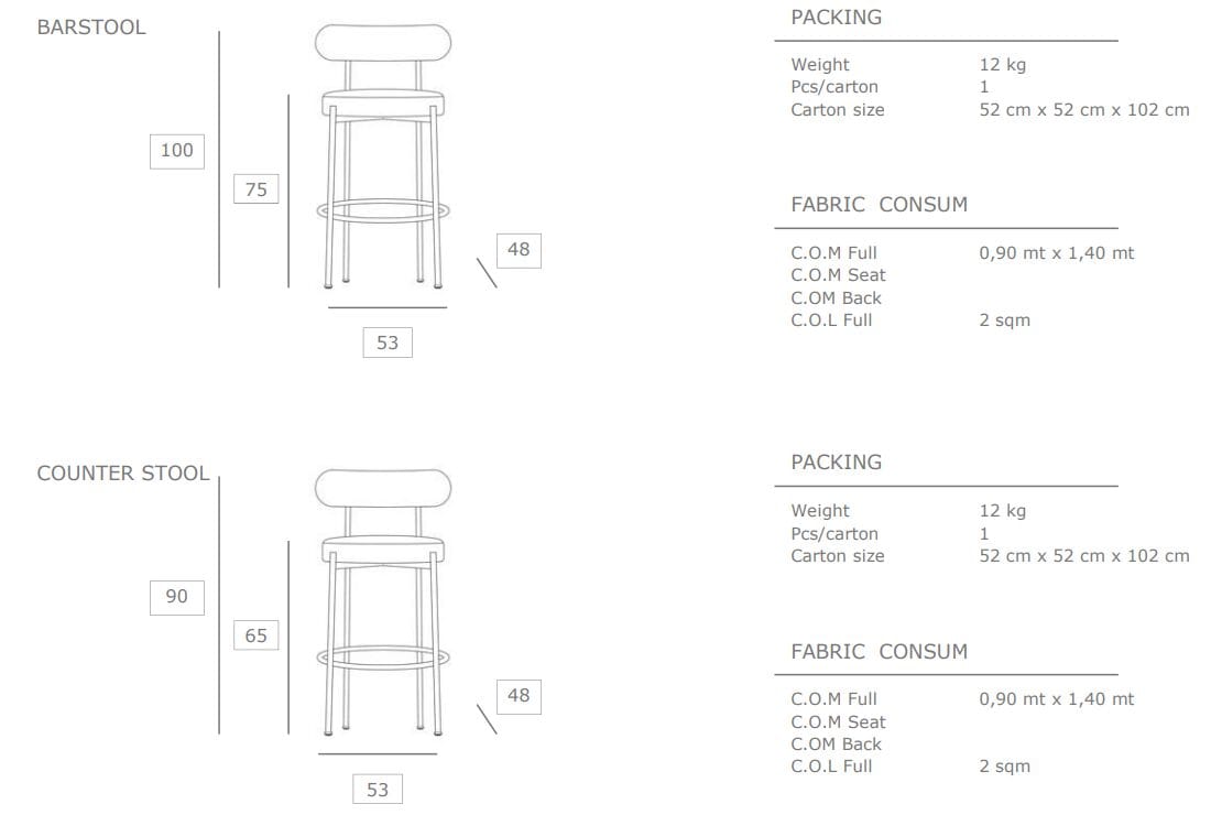 Тканевый мягкий стул с подставкой для ног JOB’S Giotto ARCH-00121984 - Вид №7