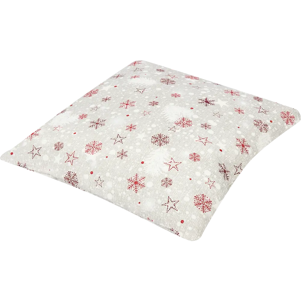 Подушка "Снежинки" 40x40 см цвет серый 82745972 STLM-2201566 Altali  - Вид №1