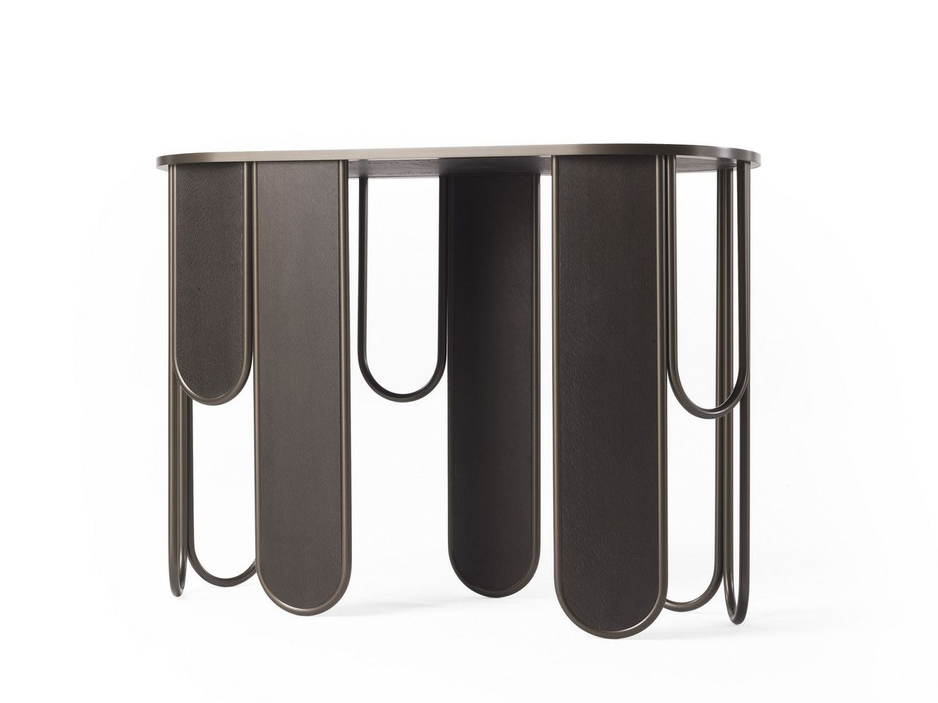 Железная овальная консоль ETRO Home Interiors Chandra ARCH-00127262 - Вид №1