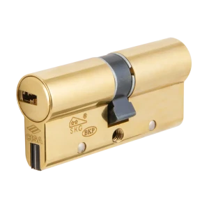 Цилиндр Cisa AP4S OP3S1-13.66, 30x10x30 мм, ключ/ключ, цвет латунь