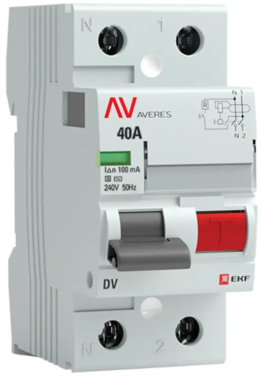 УЗО EKF Averes - защита от токов утечки для дома и офиса 88883197