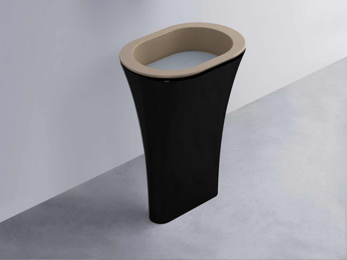 AMLA65-AN+AMPILO-BR+AMCOLO-N Раковина Amedeo Ovale отдельностоящая cielo Enjoy + Amedeo Ceramica Cielo