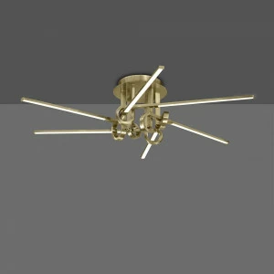 Потолочный светодиодный светильник Mantra Cinto 6129 MANTRA ДИЗАЙНЕРСКИЕ, CINTO 202459 Бронза;прозрачный