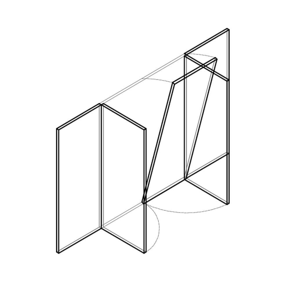 Деревянная распашная оконная дверь с двойным остеклением Carminati Skyline System ARCH-00018422 - Вид №14