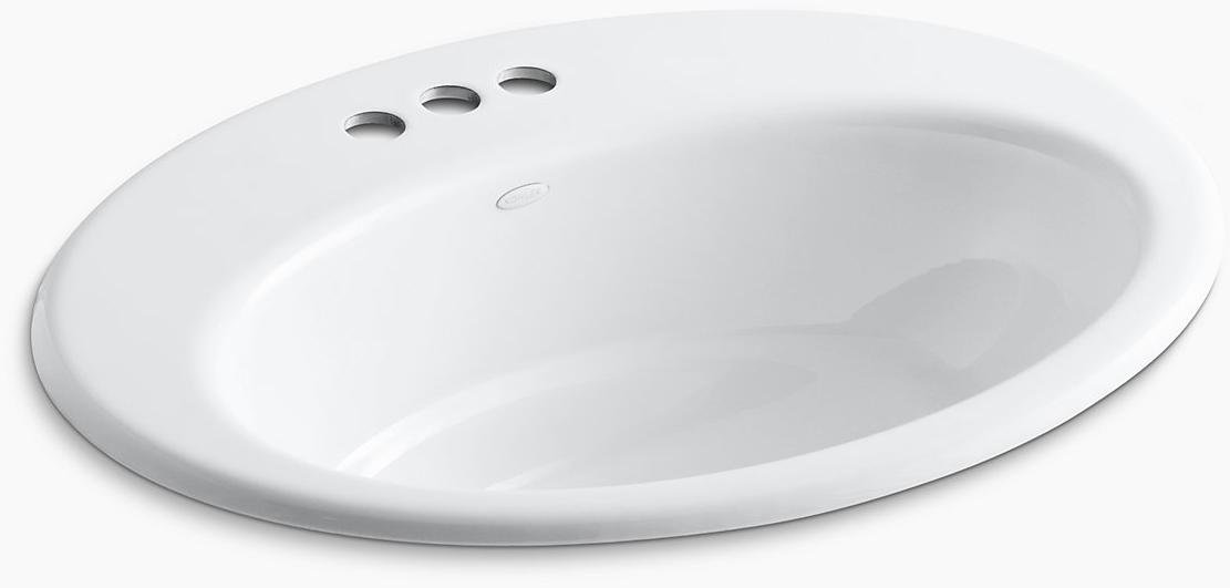 K-2907-4-0 Накладная раковина на столешницу  прямоугольная Kohler 