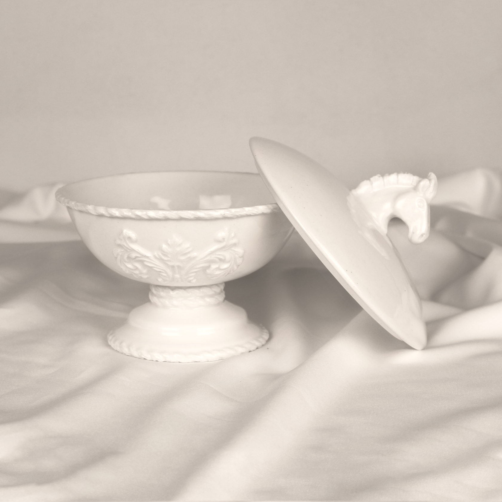 sun-id-994727 Икорница Фарфоровая PROVANSFAIENCE Россия  - Вид №3