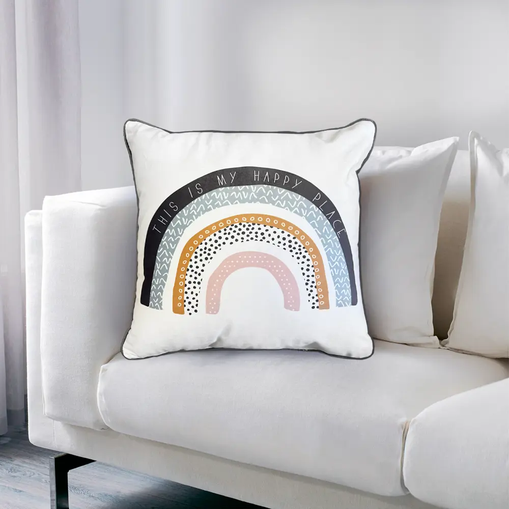 Декоративная подушка SEASONS Радуга 40x40 см в стиле неоклассика 89434246 STLM-1573066 - Вид №3