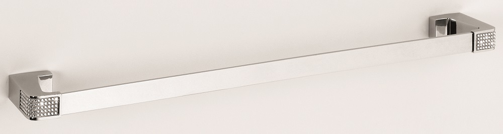 H9000/45CRС Sanibano Diamond, полотенцедержатель, длина 51 см, цвет хром-кристаллы Swarovski crystal