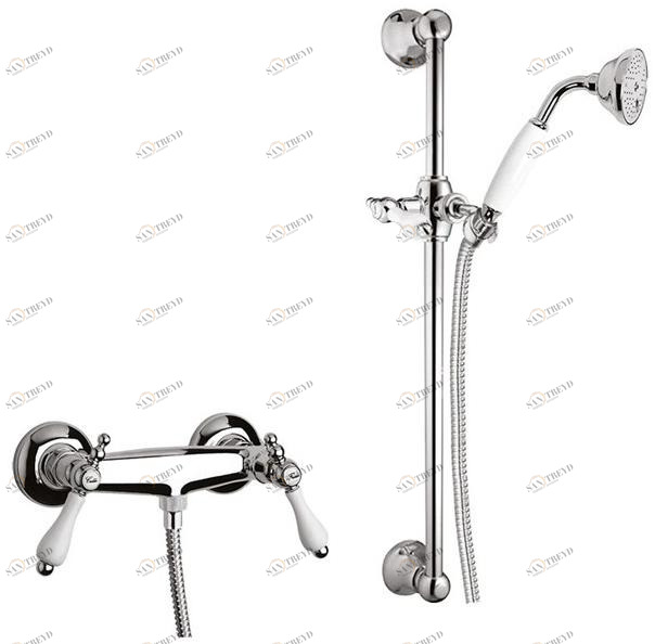 Rubinetteria Giulini Душевой набор с ручным душем Praga - praga crystal F7507ws