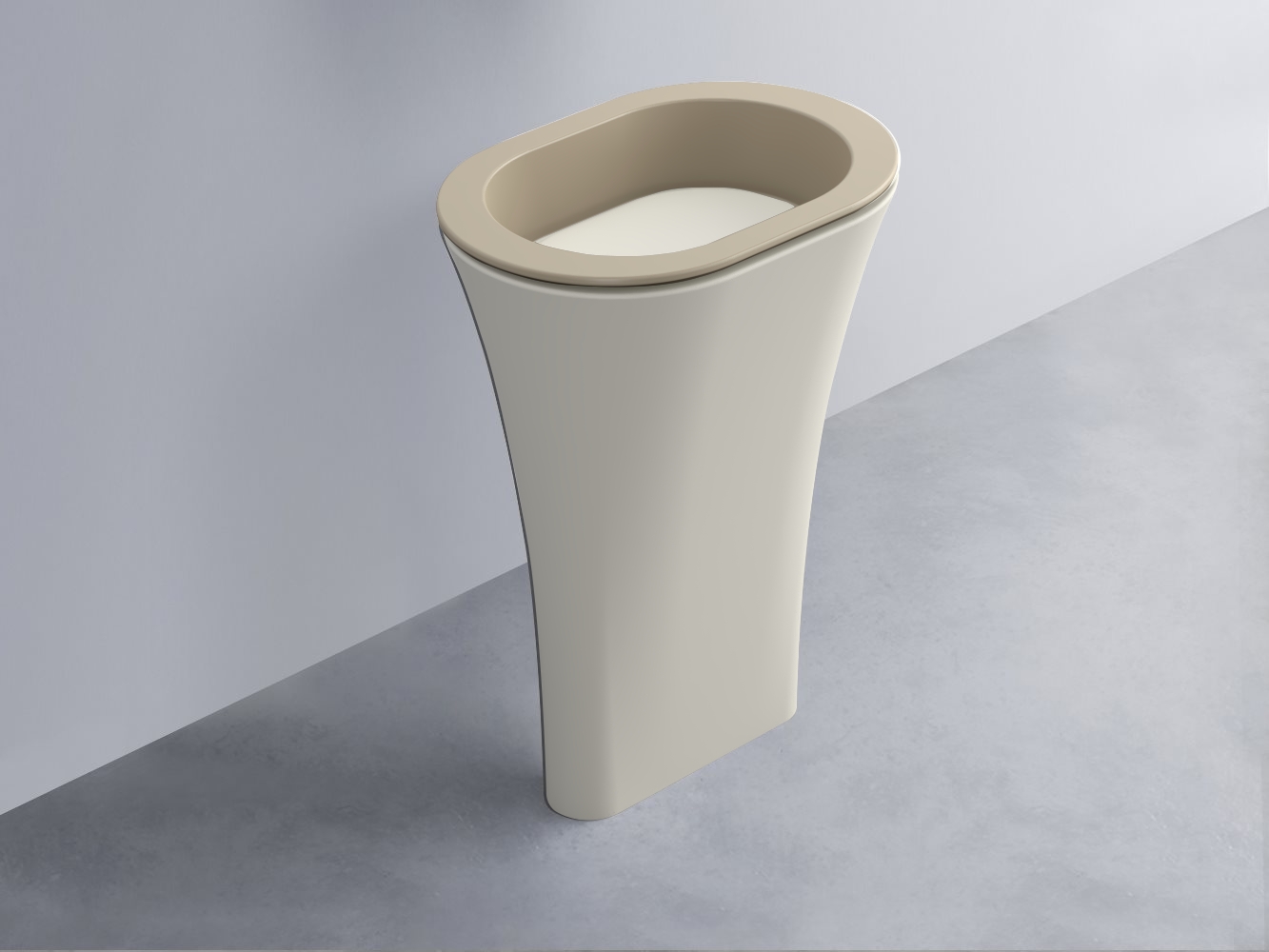AMLA65-AV+AMPILO-TL+AMCOLO-TL Раковина Amedeo Ovale отдельностоящая cielo Enjoy + Amedeo Ceramica Cielo