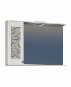 Зеркальный шкаф Provans 1000 (левый, со спотом)1000⨉150⨉700 мм белый