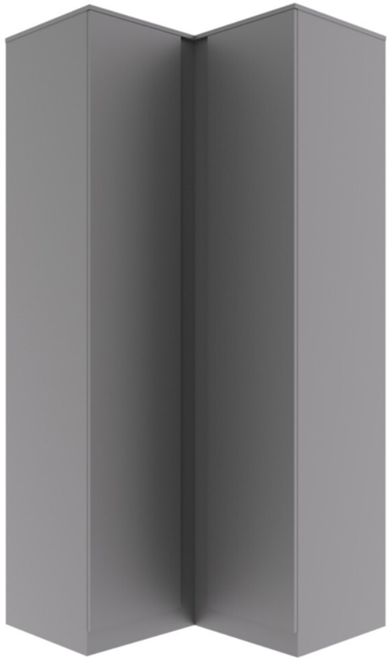 91033149 Шкаф распашной 96x210x50.4 см ЛДСП цвет графит STLM-0450456 ДСВ МЕБЕЛЬ