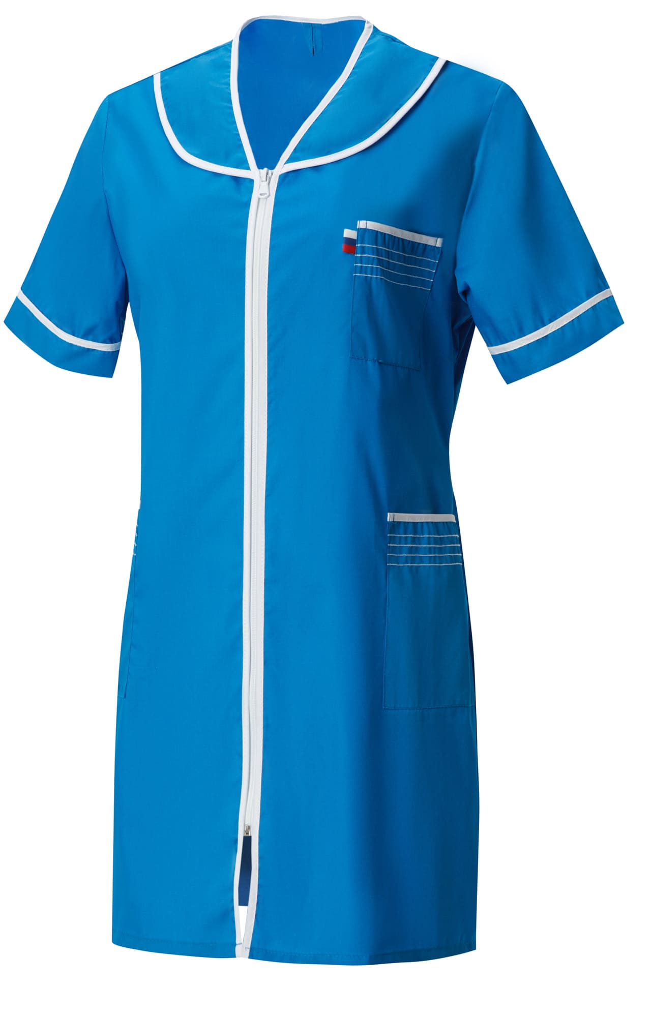 66227 Халат "Сервис" темно-голубой  Медицинская одежда  размер 58/158-164 Спецодежда 