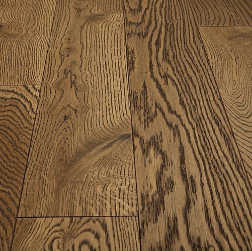 Массивная доска Challe Boulogne Терра Дуб Натур с брашью (Текстурированная) 400-2000х150 мм 2200300004 - Вид №1