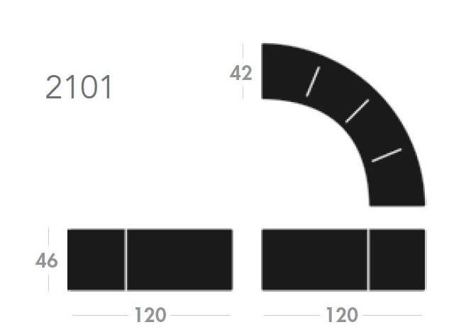 Sedex Модульная скамья с мягкой подкладкой Ringo sun-id-1490696 - Вид №3