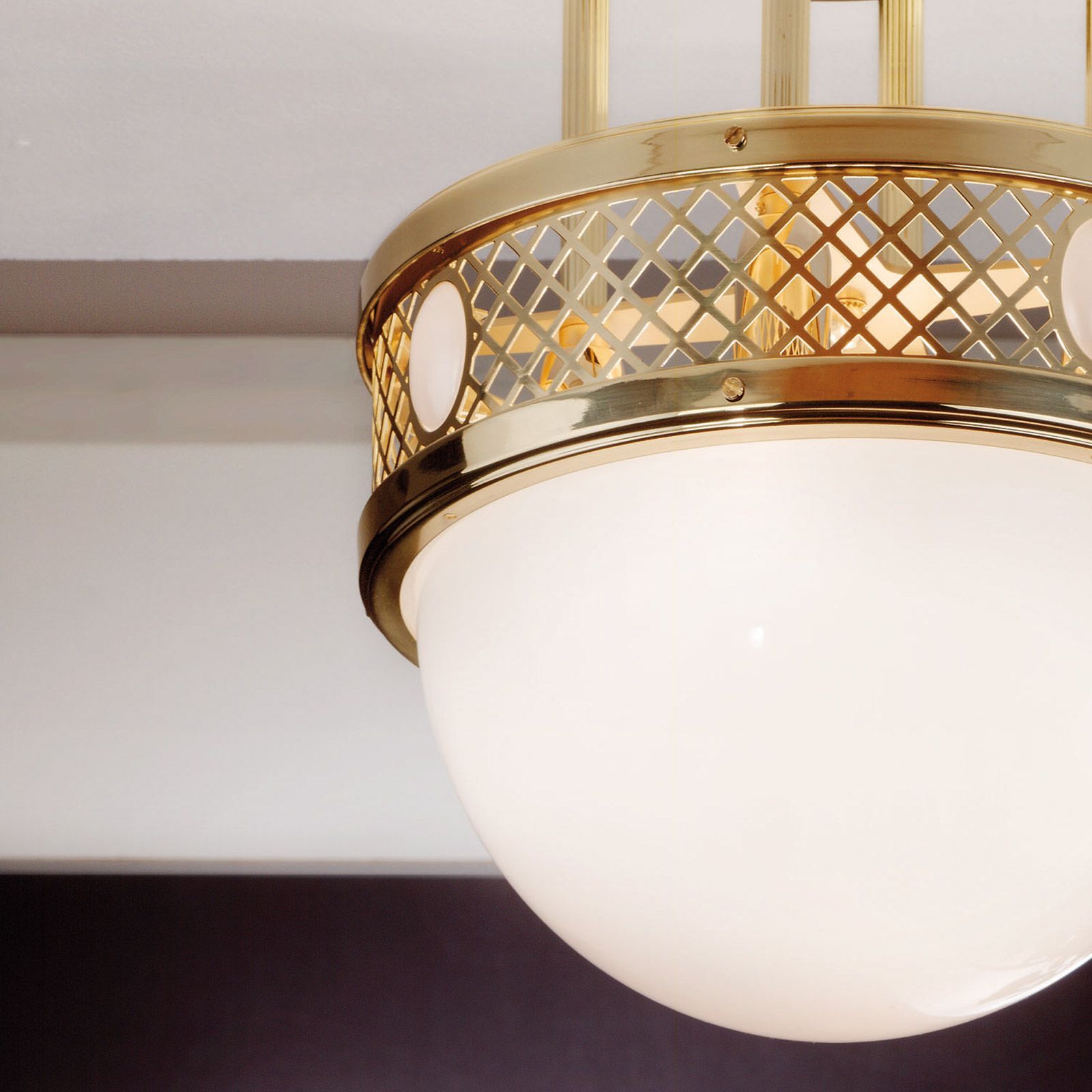 Потолочный светильник из опала и латуни Orion Alt Wien ARCH-00095739 - Вид №4