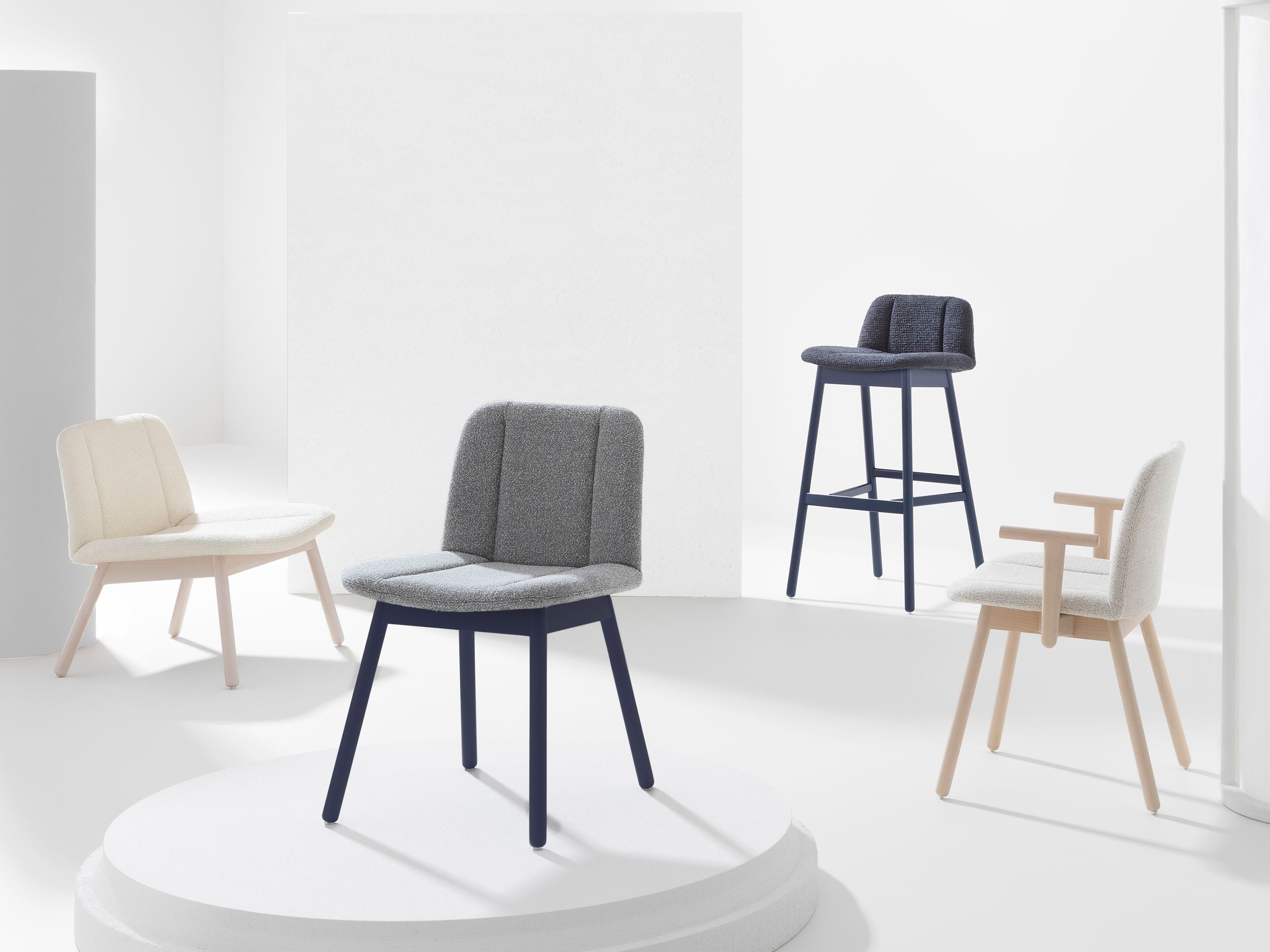 Мягкий стул из бука с подлокотниками Billiani хиппи ARCH-00121226 - Вид №2