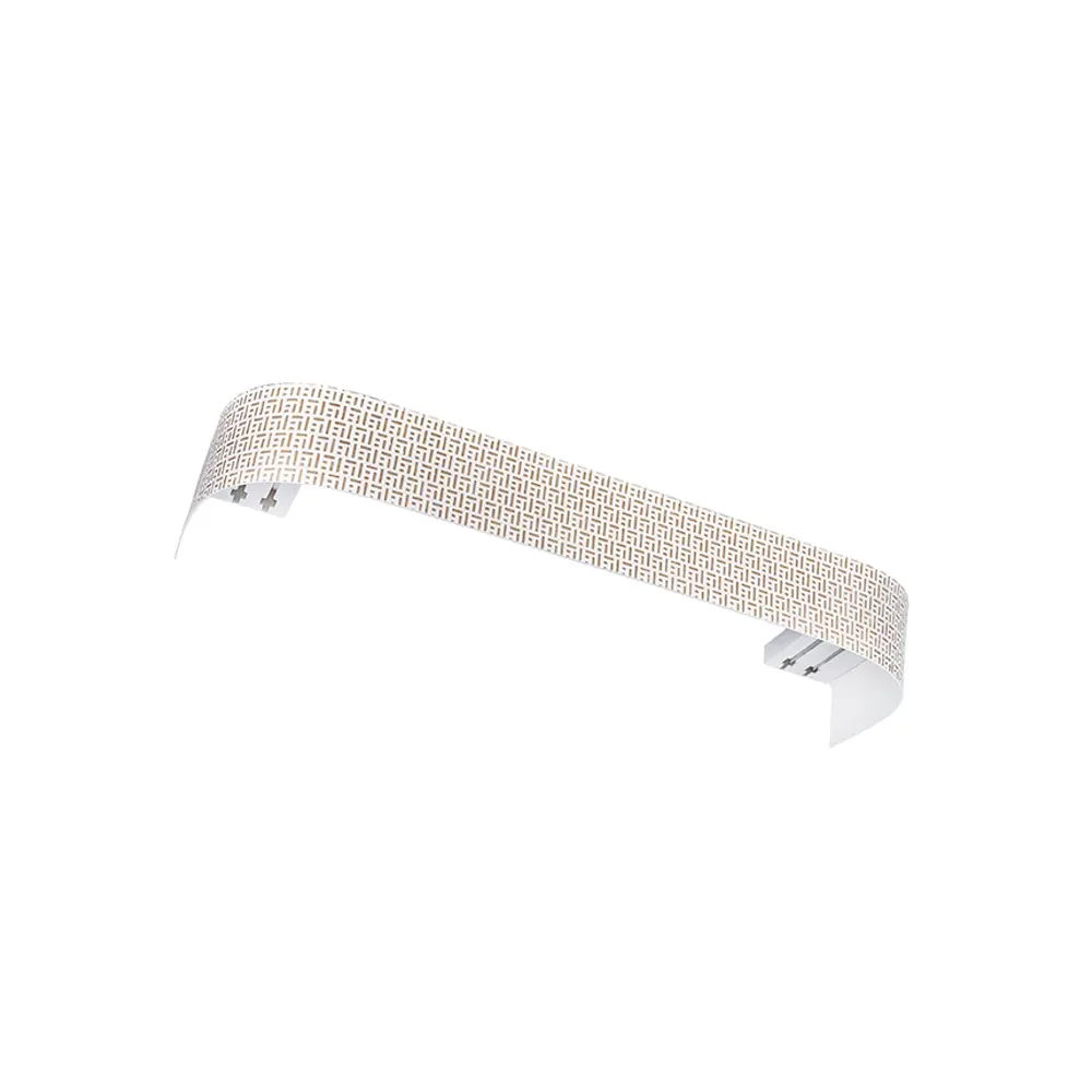 Карниз трехрядный Твил 200 см пластик цвет латунь DOMLEGRAND STLM-2119143