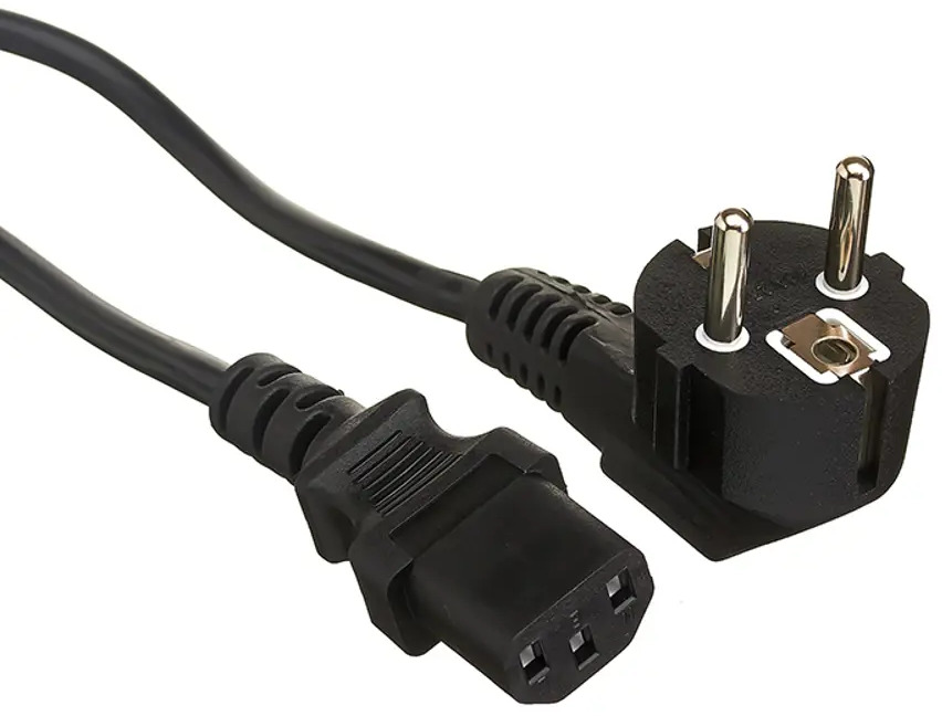 90721749 Кабель питания ExeGate Power PC-5P 3x1.0 мм² медь черный 10 A 5 м STLM-0355032