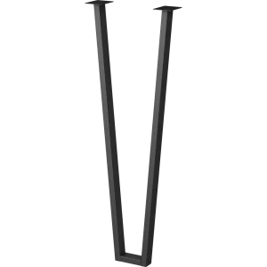 Подстолье барное 110 см сталь цвет черный глянцевый