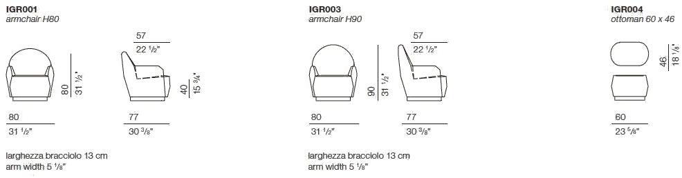 Bodema Вращающееся кресло из ткани с подлокотниками sun-id-1410466 - Вид №8