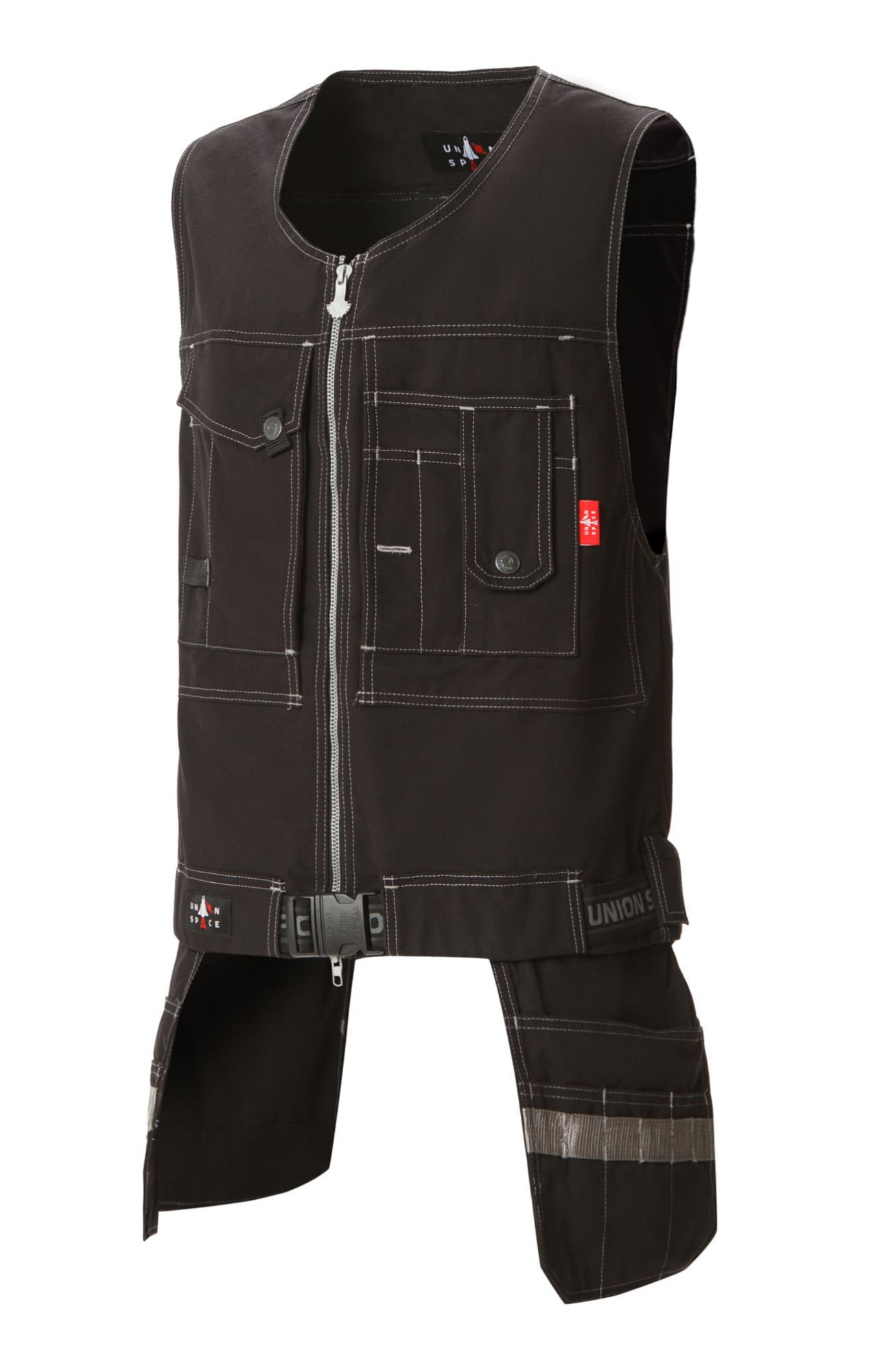 62600 Жилет  черный Union Space  Летняя спецодежда  размер 56-58 