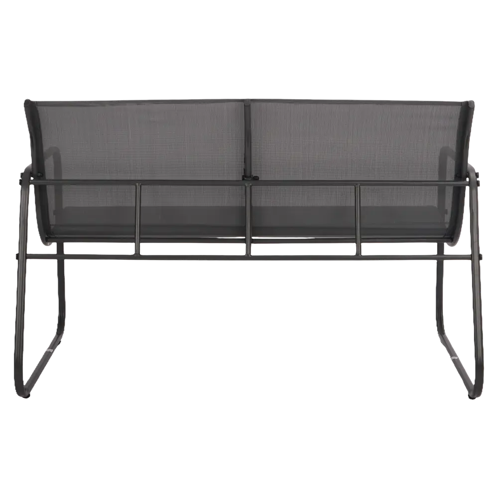 Набор садовой мебели для отдыха BEGINIA Lama Сталь Стол, диван, кресло 2 шт Черный STLM-2183634 - Вид №10