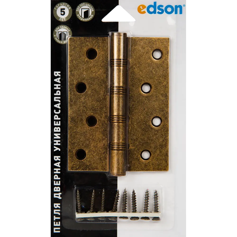 82106245 Петля универсальная 4W 100x75x2.5 мм, цвет бронза STLM-0019082 EDSON  - Вид №3