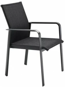 solpuri Штабелируемый садовый стул из ткани с подлокотниками Breeze