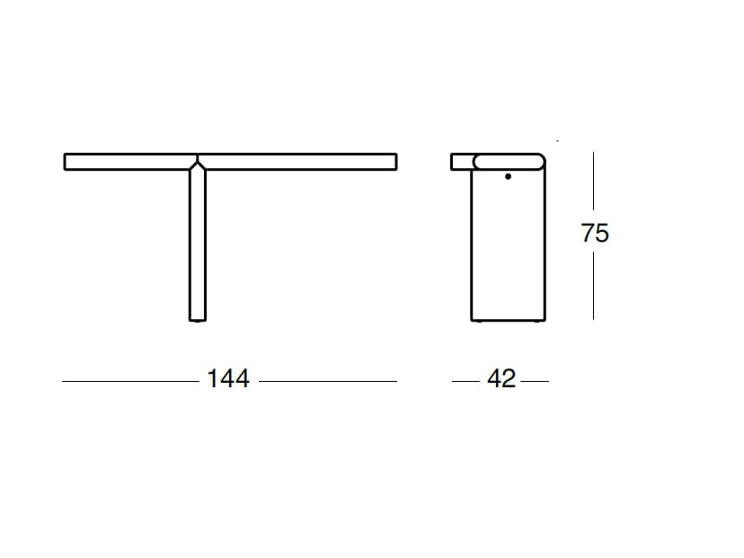 Консоль из МДФ Zanotta Zavolo ARCH-00055353 - Вид №8