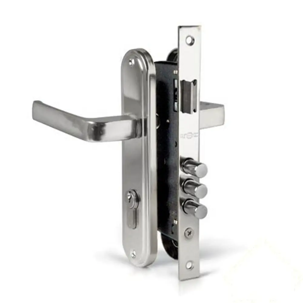 Замок врезной Apecs 1526/60-CR, с ручками, алюминий, цвет хром STLM-2208313