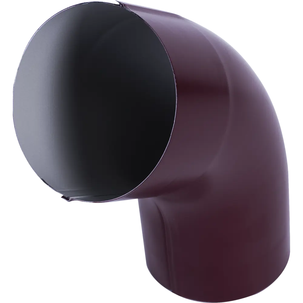 Колено трубы 55° D90 мм цвет вишня ВЕГА STLM-2028174