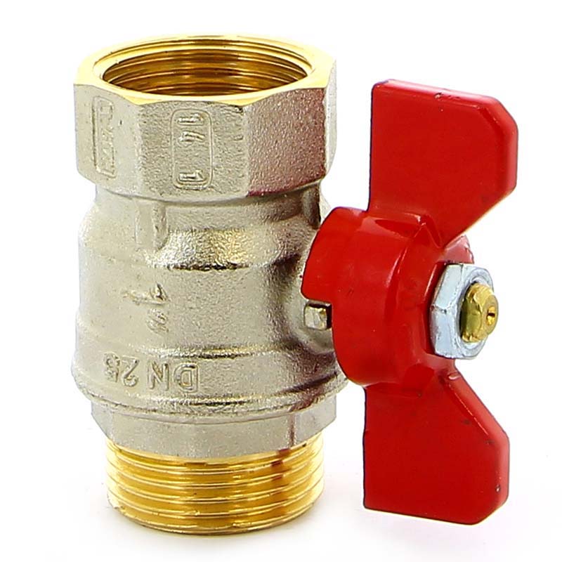 Кран шаровой НВ MISTRAL бабочка TIEMME 1" 2360011 - Вид №2