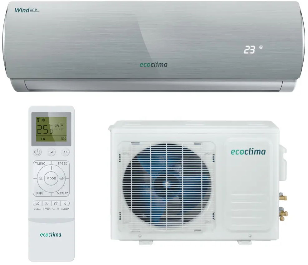 90580768 Сплит-система инверторная Ecoclima EC/I-09QC/ECW/I-09QCG 9K BTU охлаждение/обогрев STLM-0851108