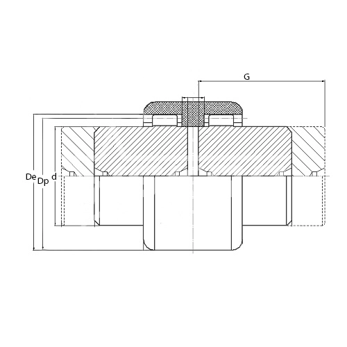 IS3641 Полумуфта зубчатая с короткой ступицей SG0C019 ISKRA  - Вид №2