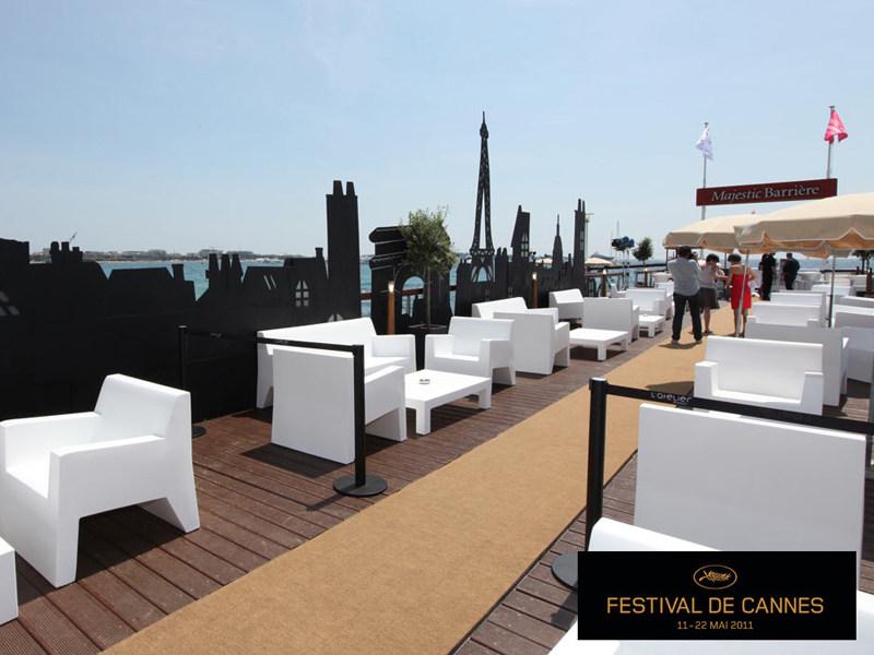 VONDOM Садовый стол из смолы Jut sun-id-1423641 - Вид №1