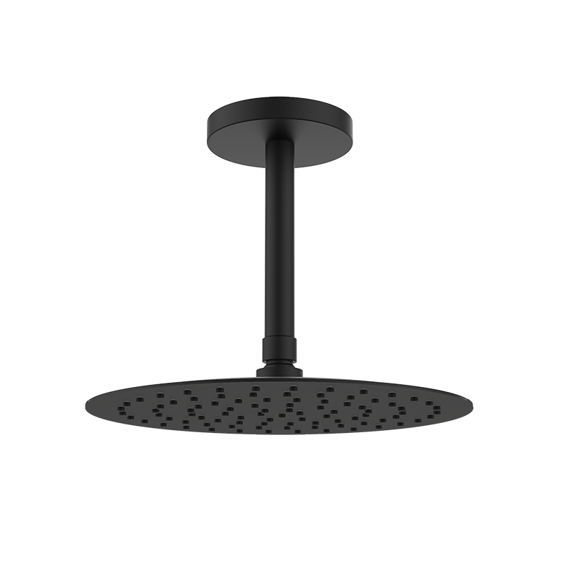 05027212 PREMIUM Тонкий Showerhead + Потолочный кронштейн Черный GRB MIXERS 