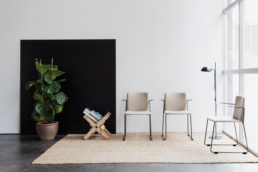 ENEA Тканевый стул на санках с подлокотниками Ema sun-id-1354079 - Вид №5