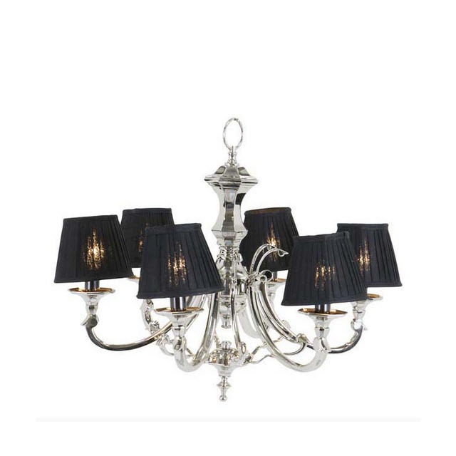 Люстра Grenelle от Eichholtz 6 плафонов хром 104361 EICHHOLTZ ДИЗАЙНЕРСКИЕ, EICHHOLTZ 061522 Хром  - Вид №1