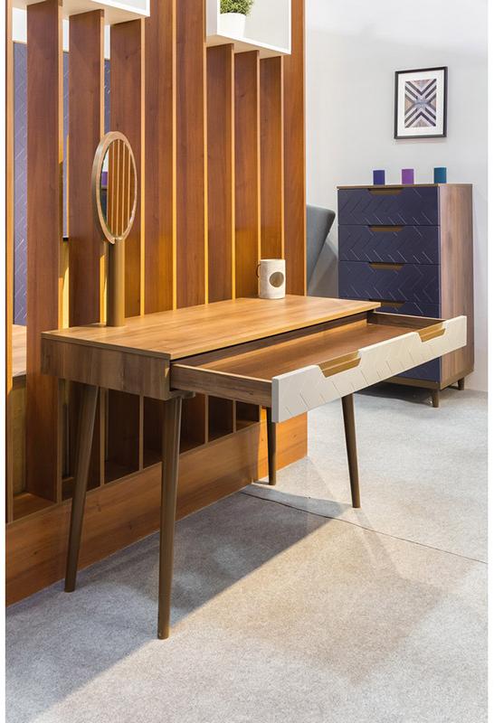 2771 Стол туалетный Сканди Бежевый R-HOME 4003454h_Беж + 400345h_Грей - Вид №2