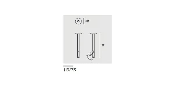 Регулируемый потолочный прожектор In Stock Gibas ARCH-00102269 - Вид №2