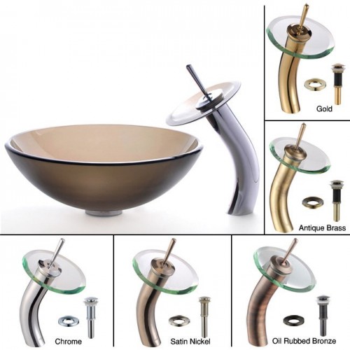 C-GV103FR-KGW1700-PU10 Накладная раковина на столешницу  прямоугольная Krausru  - Вид №4