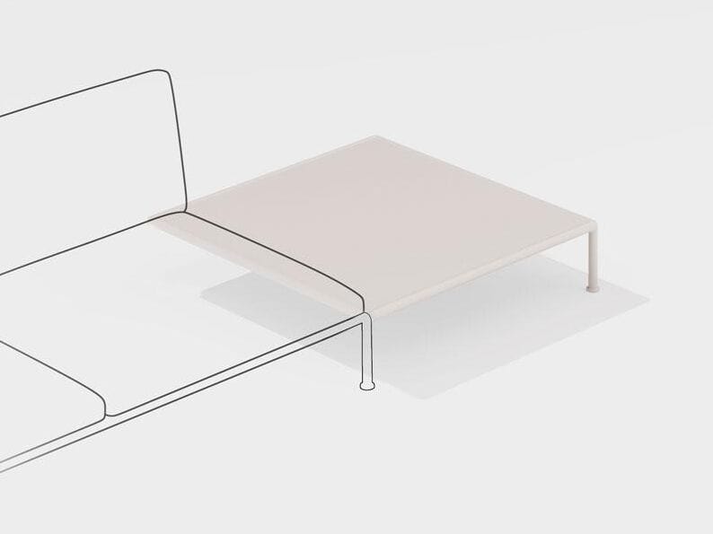 Алюминиевый низкий садовый столик с порошковым покрытием FAST Roè ARCH-00103787