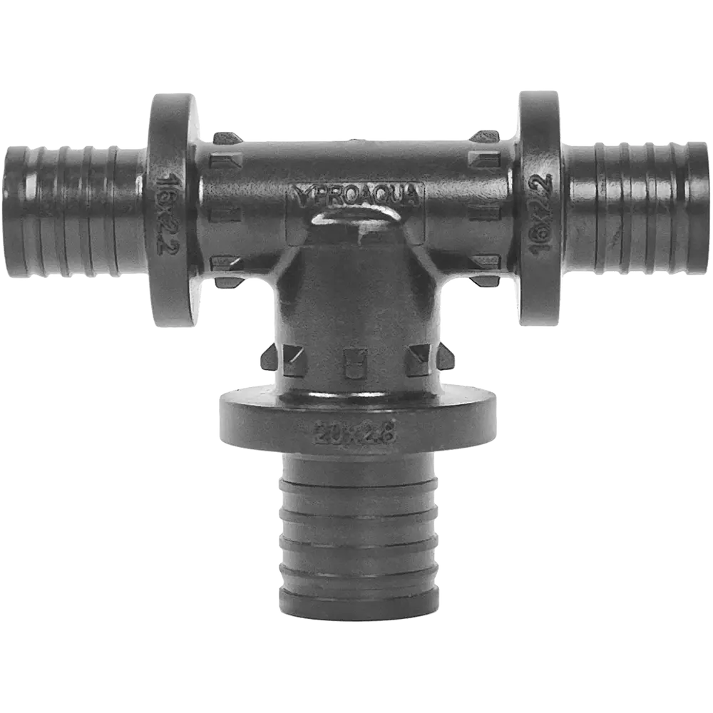 Тройник переходной PRO AQUA PPSU 16x20x16 мм для систем водоснабжения 85231846 STLM-0060190 - Вид №1