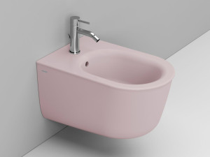 Керамическое подвесное биде с переливом