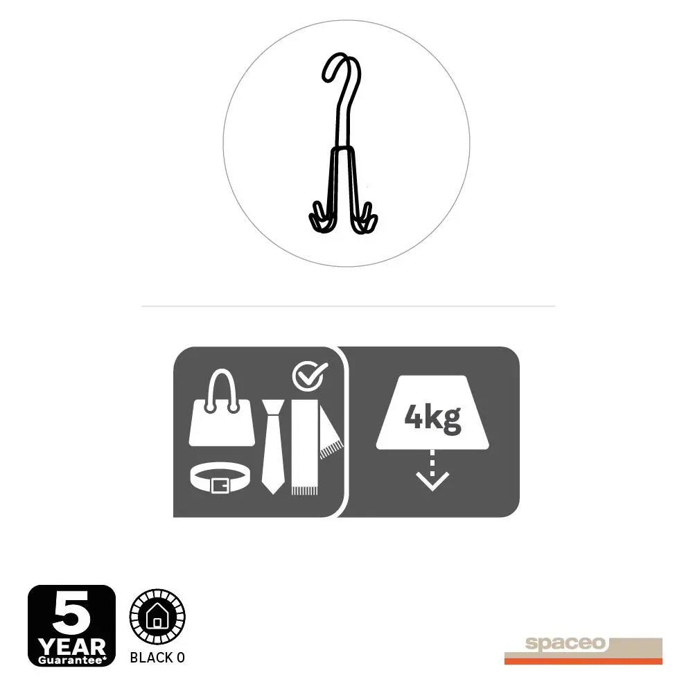 Вешалка Spaceo для аксессуаров: ремни, поясы и шарфы 82680680 Вешалка для аксессуаров STLM-0033938 - Вид №3