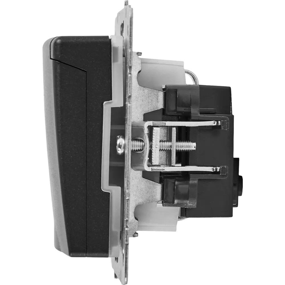 Влагозащищенная розетка IEK Brite с заземлением IP44 черная 87761549 STLM-1116708 - Вид №2